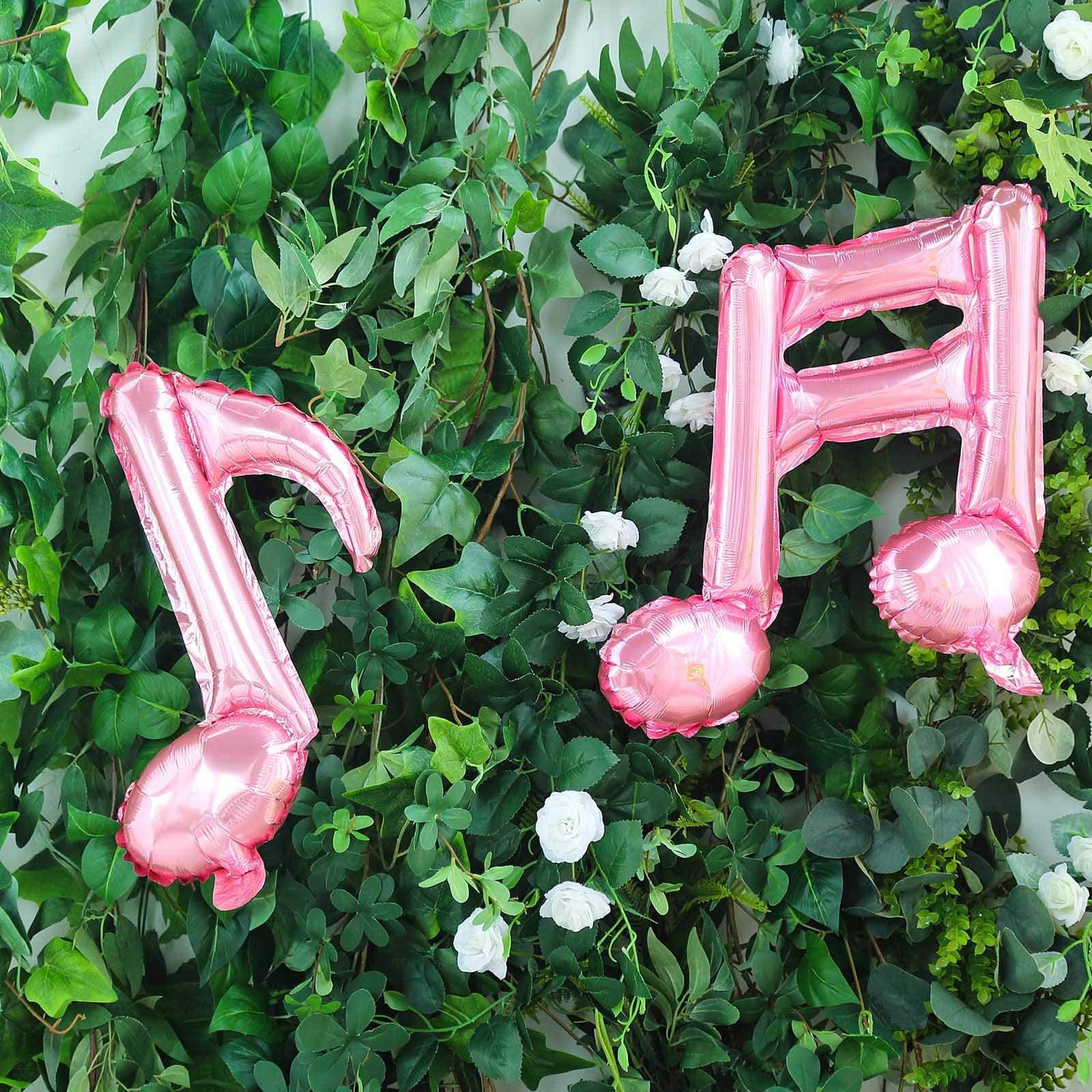 6 pcs Music Notes Mylar Foil Balloons