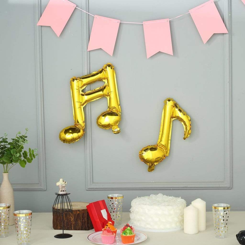 6 pcs Music Notes Mylar Foil Balloons