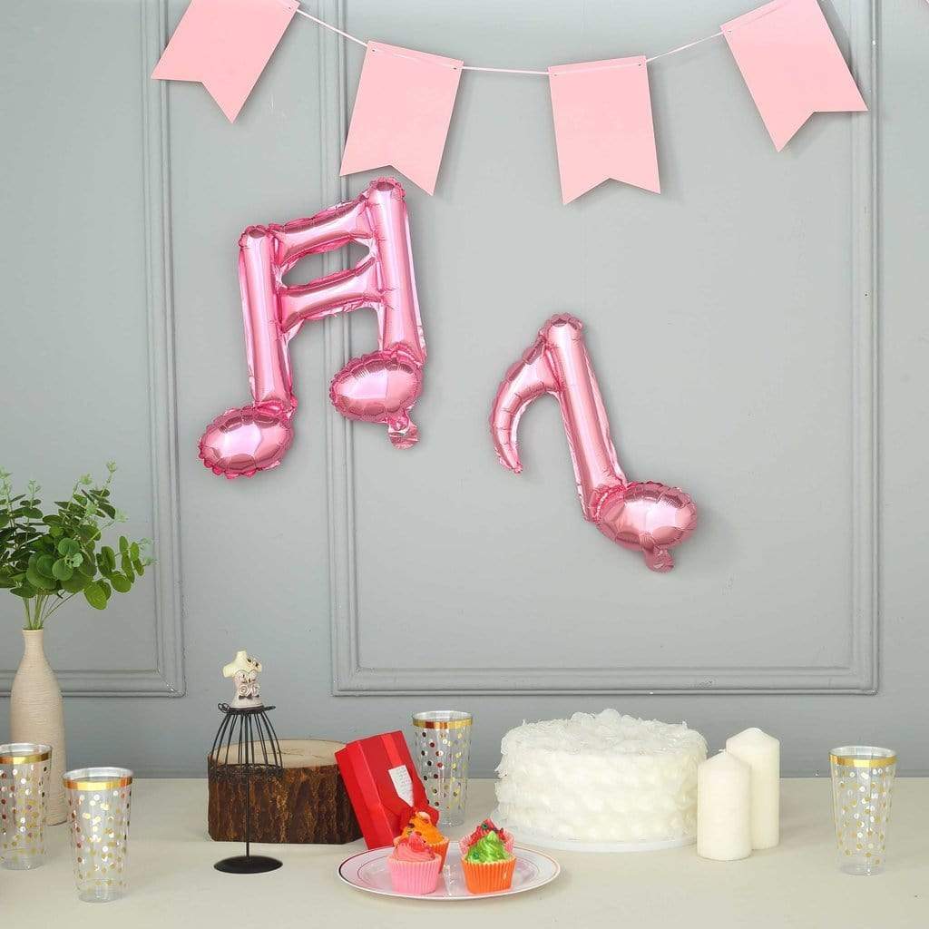 6 pcs Music Notes Mylar Foil Balloons