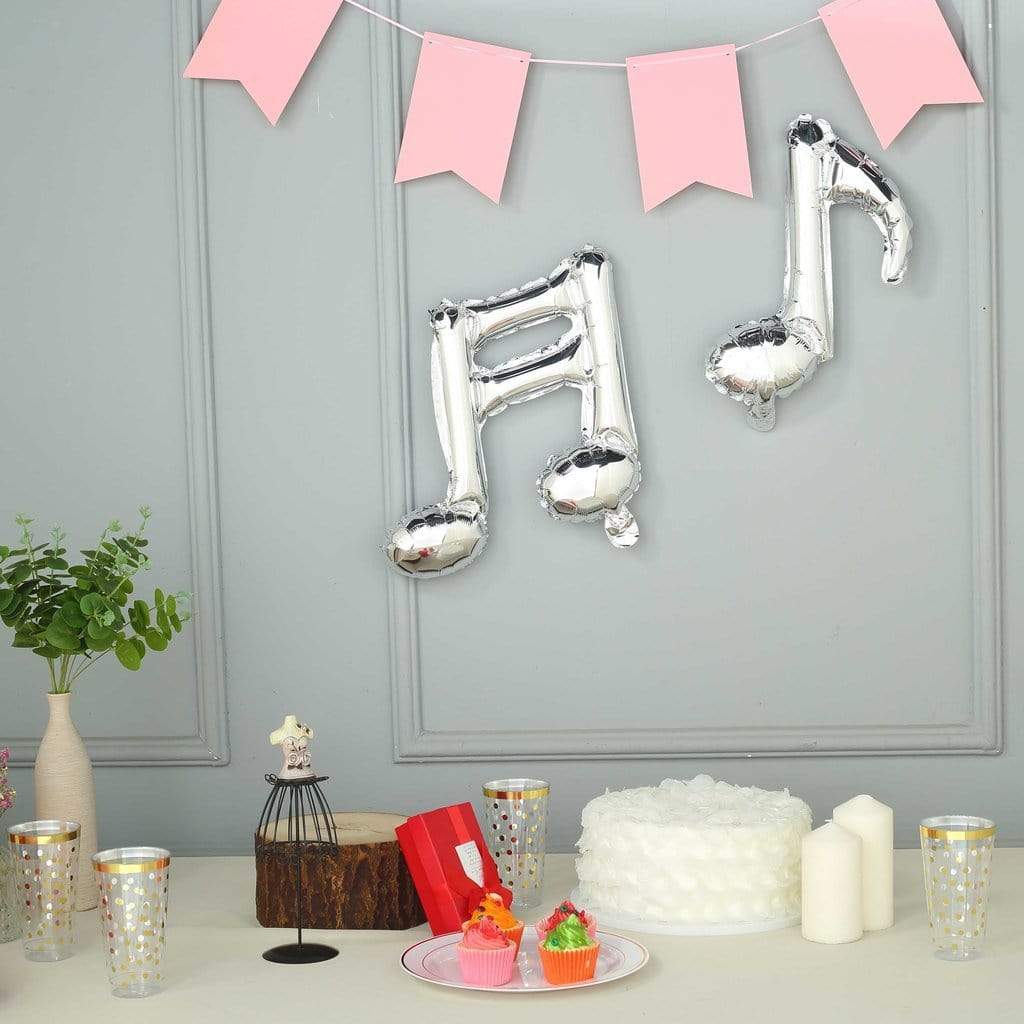 6 pcs Music Notes Mylar Foil Balloons