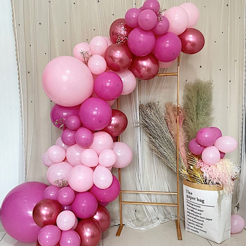 94 Balloons Rose Gold Blush Pink Wedding Garland Arch Decorations Tools Kit Set