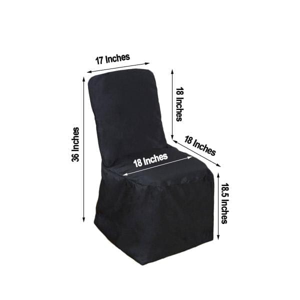 Polyester Square Banquet Chivari Chair Cover