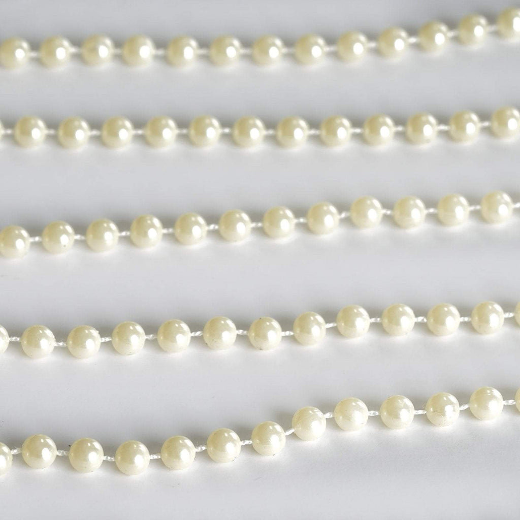 12 yards 6mm Faux Pearls String Beads
