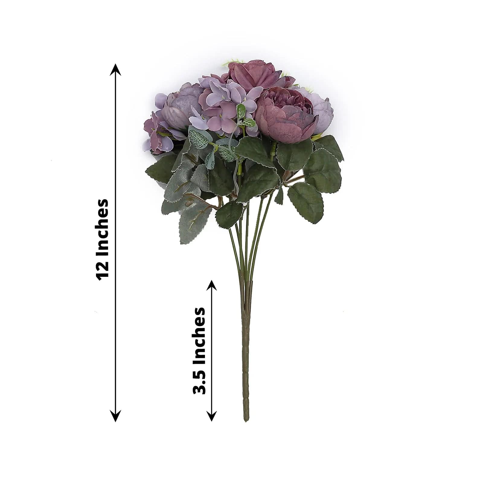 2 Bouquets 12 in Assorted Artificial Flowers Silk Floral Bushes