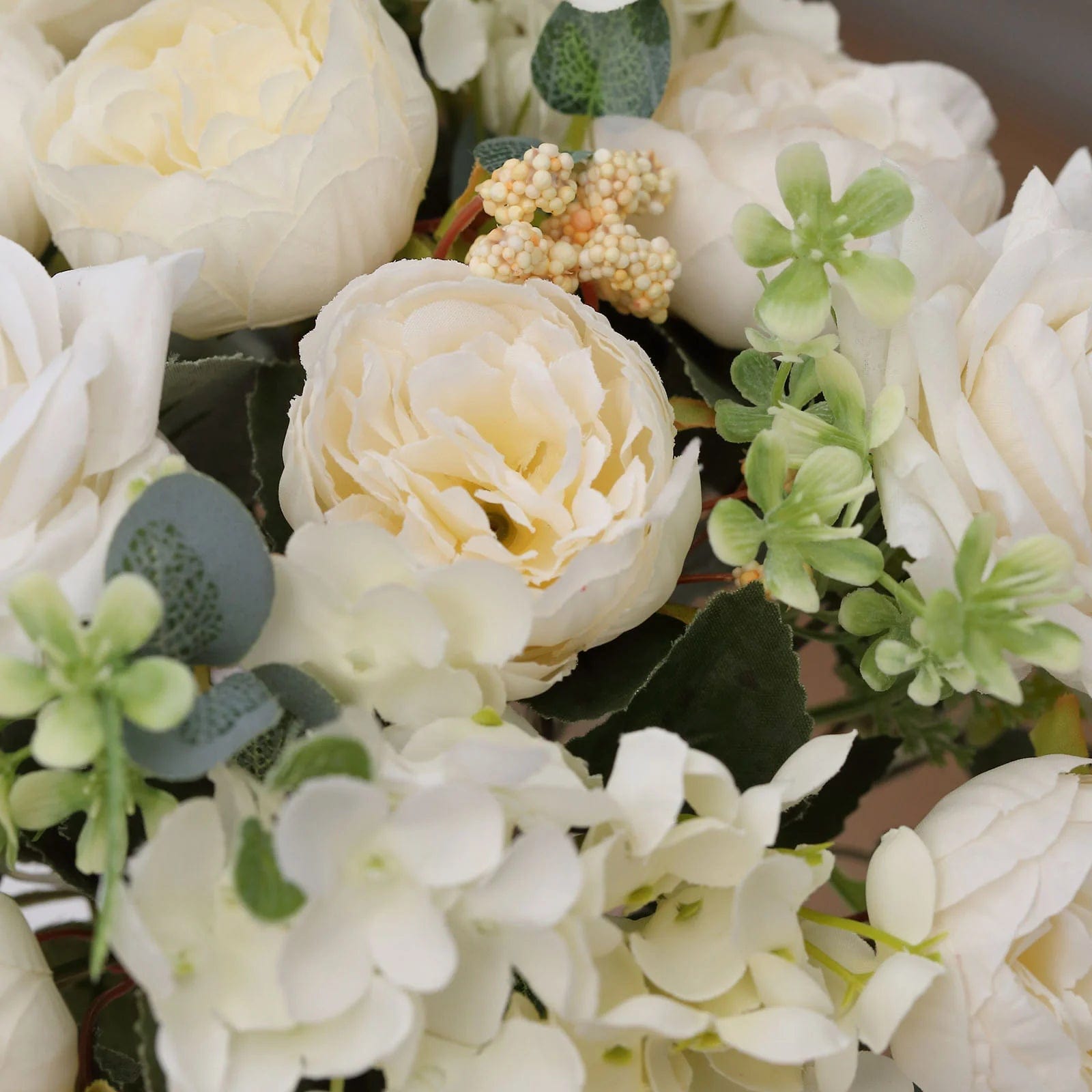 2 Bouquets 12 in Assorted Artificial Flowers Silk Floral Bushes