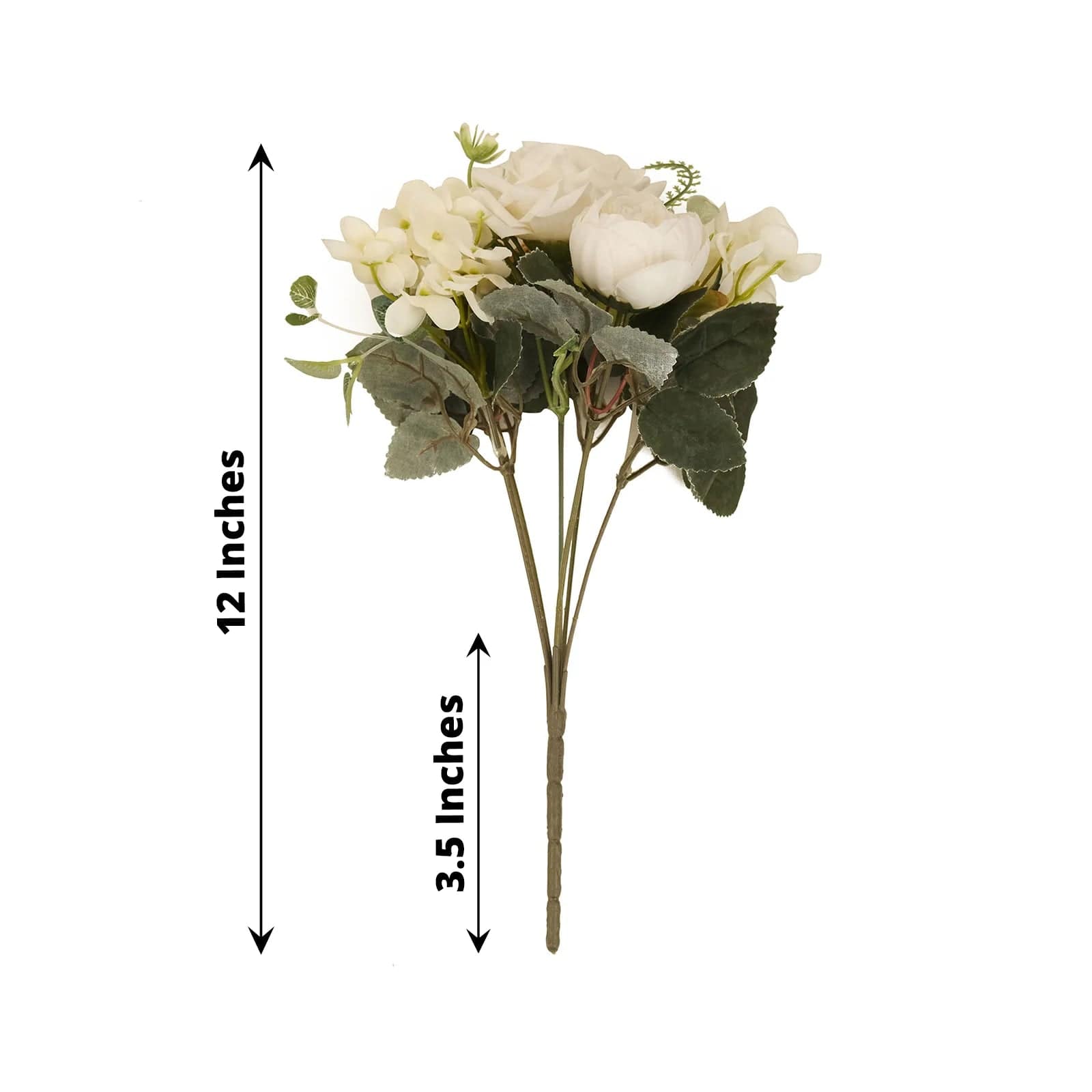 2 Bouquets 12 in Assorted Artificial Flowers Silk Floral Bushes