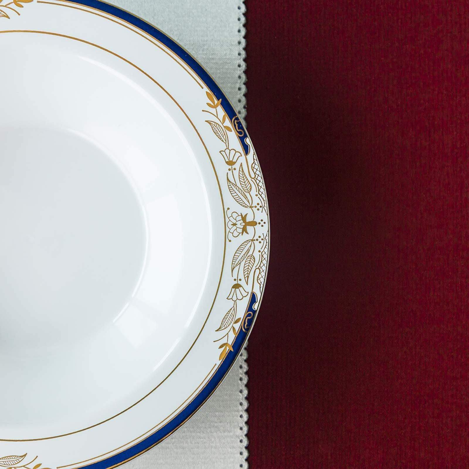 10 pcs 12 oz Disposable White Plastic Bowls