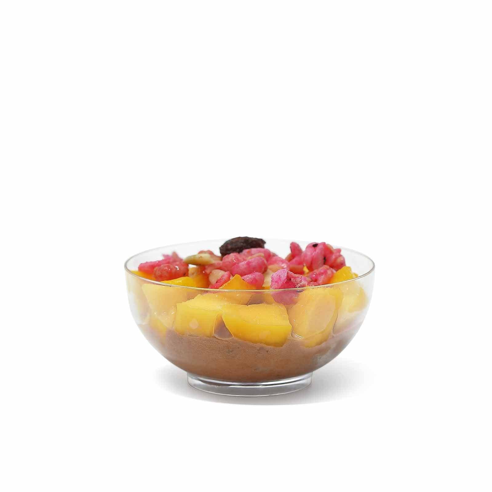 24 pcs 2 oz. Clear Plastic Mini Round Disposable Bowls