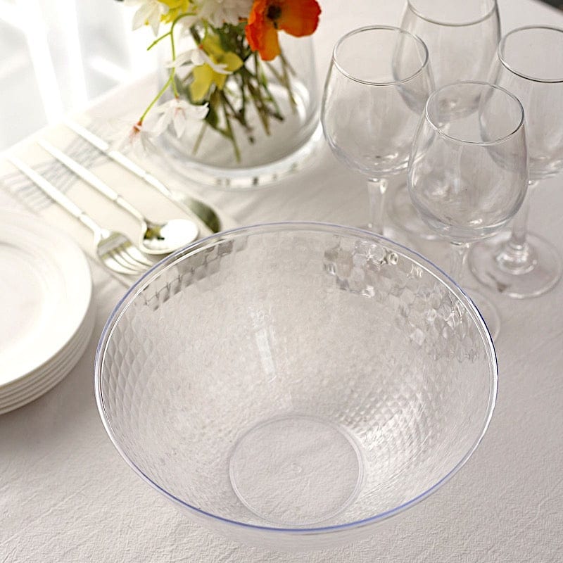 Large Plastic Salad Bowl, Plastic Serving Bowls