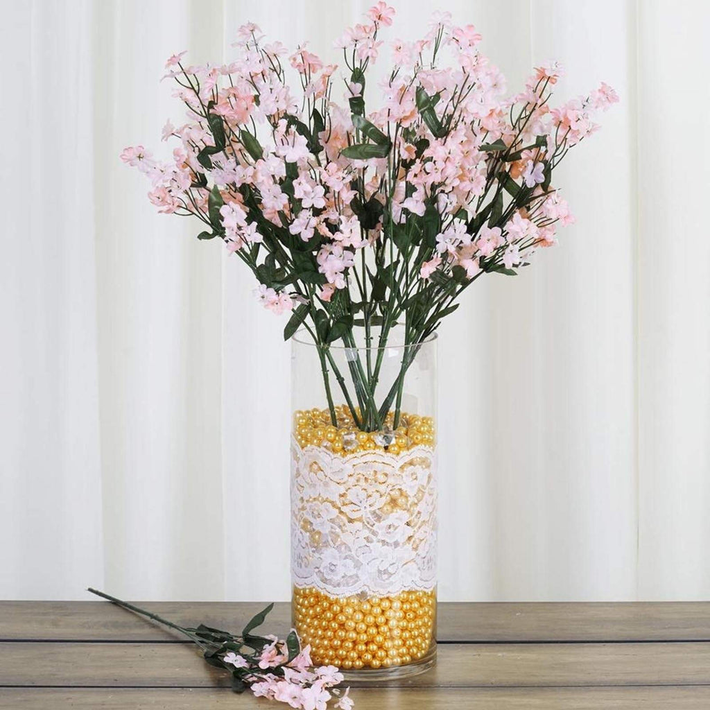 Silk Baby Breath Fake Flowers DIY Wedding Centerpieces Ivory