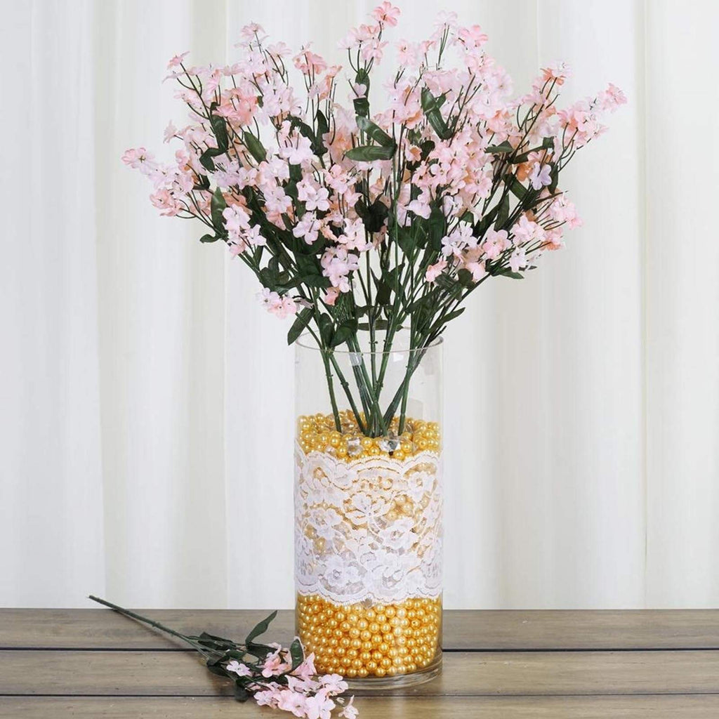 Pink Babys Breath Centerpieces Pink Babys Breath Centerpieces