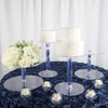 4 Tiers XL Clear Wedding Cupcake Cup Cake Stand Set NEW