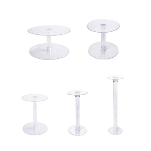 8 Tiers Clear Wedding Acrylic Cupcake Cake Stand Set – Balsa Circle, LLC