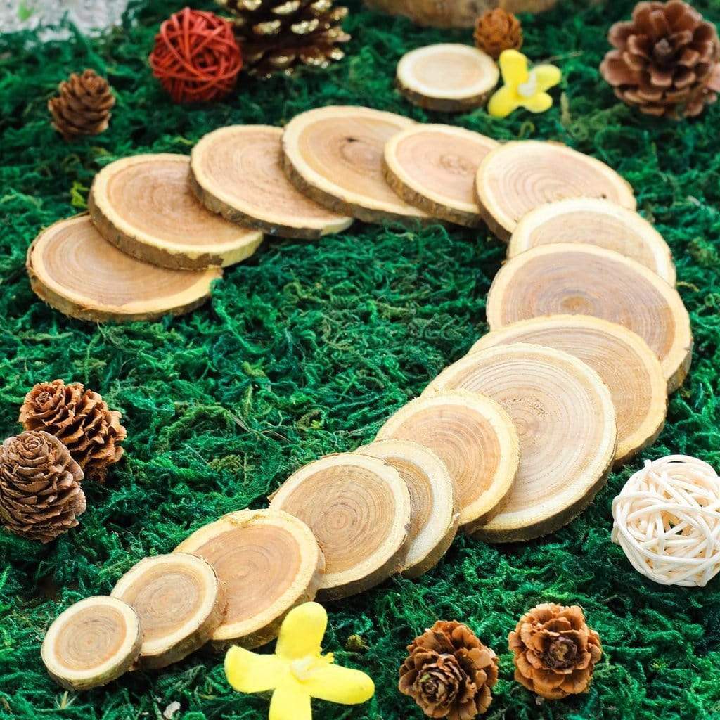 Natural Wood Slices for Wedding Centerpieces, Rustic Wedding Decor