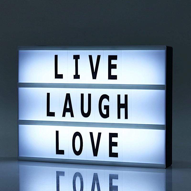 9x12 in Cool White LED Lightbox Marquee Signs Light Up Letter Board