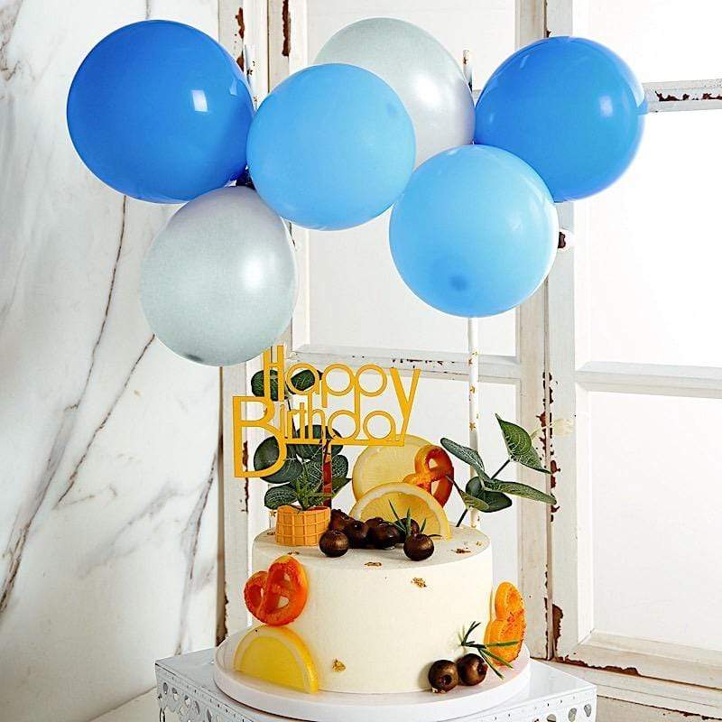Mini Balloons Garland Cake Topper Decoration Set