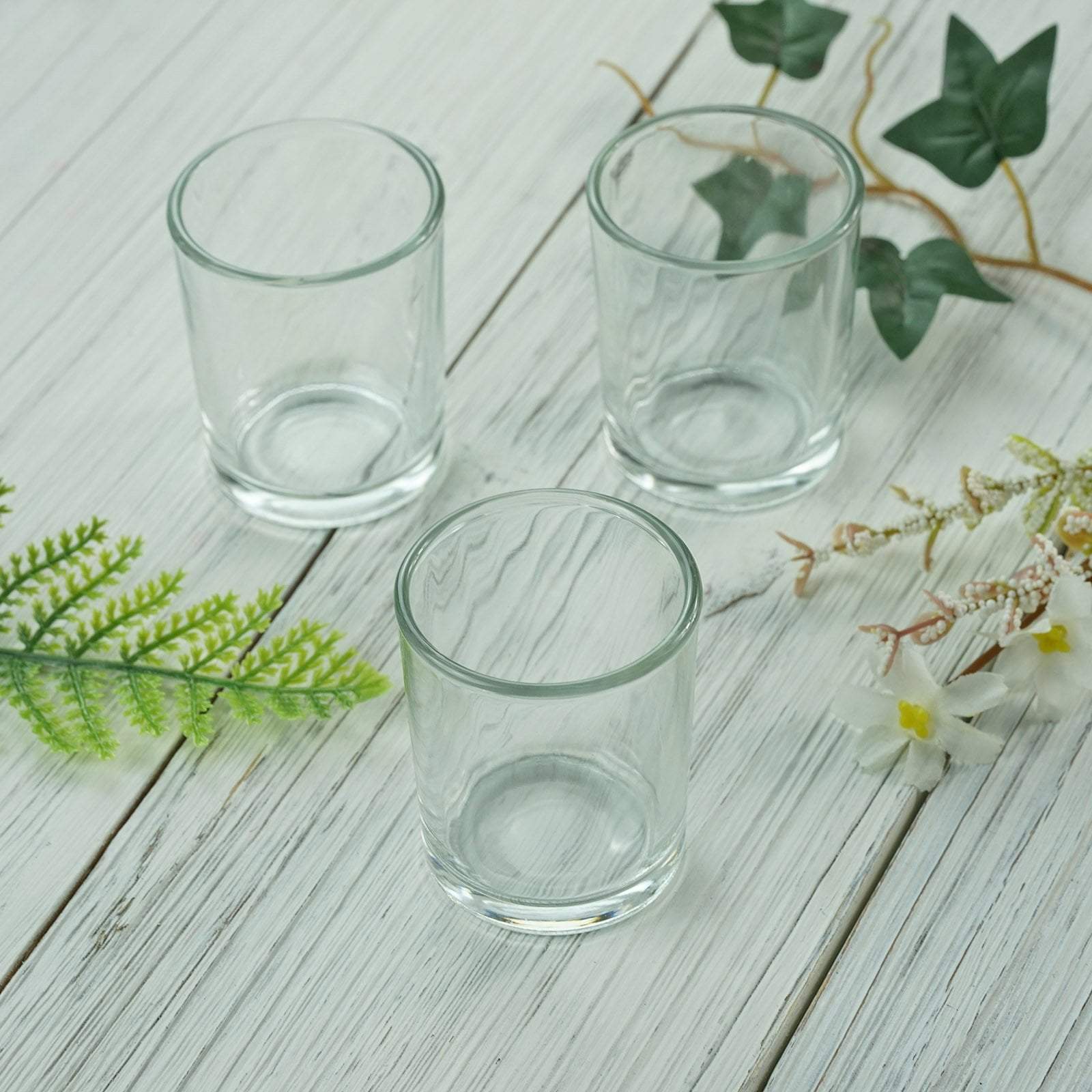12 pcs Glass Votive Candle Holders
