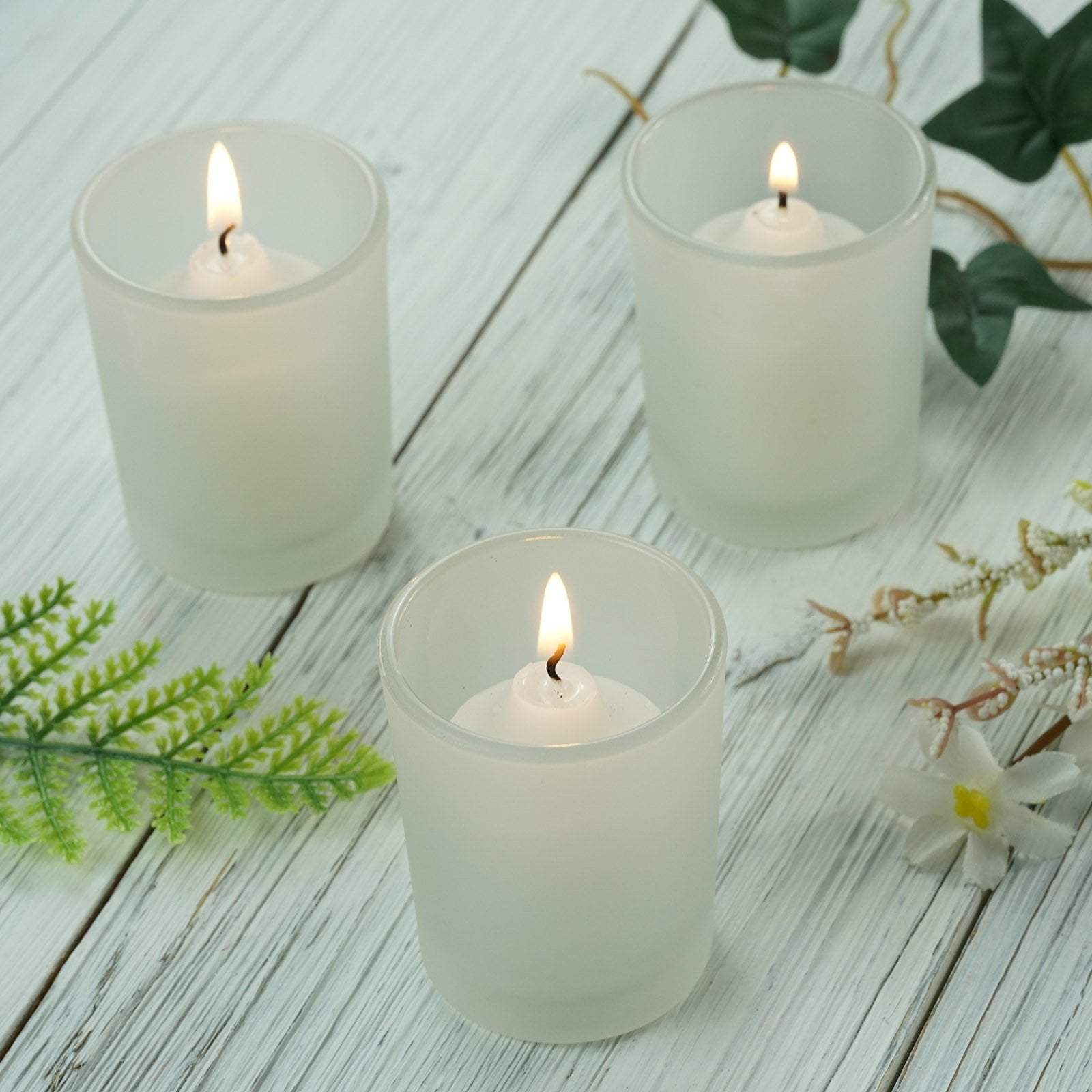 12 pcs Glass Votive Candle Holders