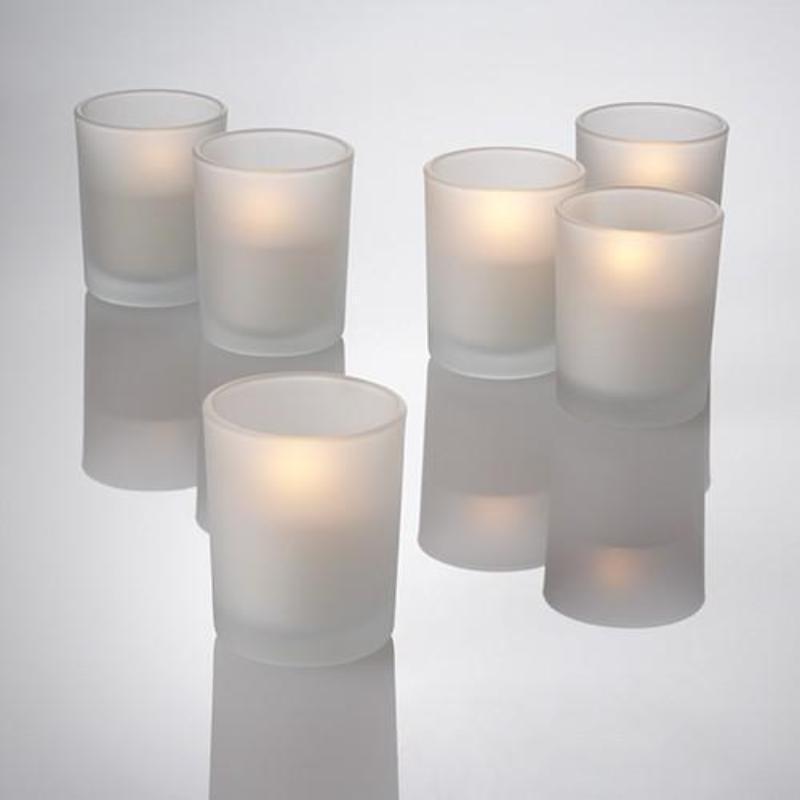 12 pcs Glass Votive Candle Holders