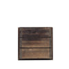 14x5 in Dark Brown Wood Rustic Rectangular Box Planter Holders Centerpieces