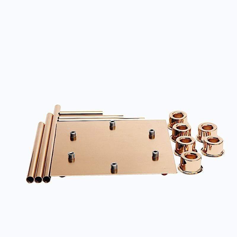 24 in tall Candelabra Candle Holder Centerpiece with Glass