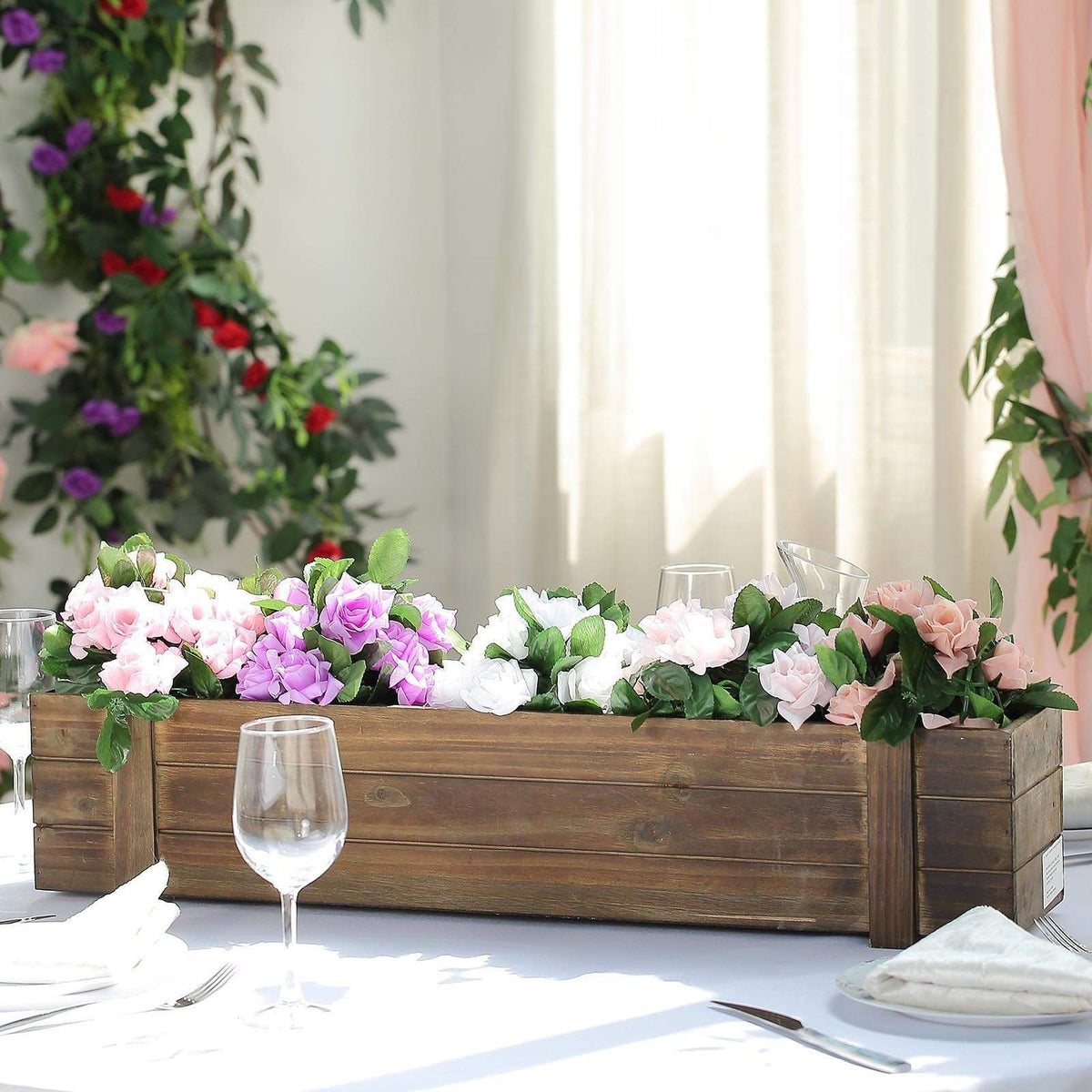 Rustic Container Planters Rustic Barn Wood Planter Boxes