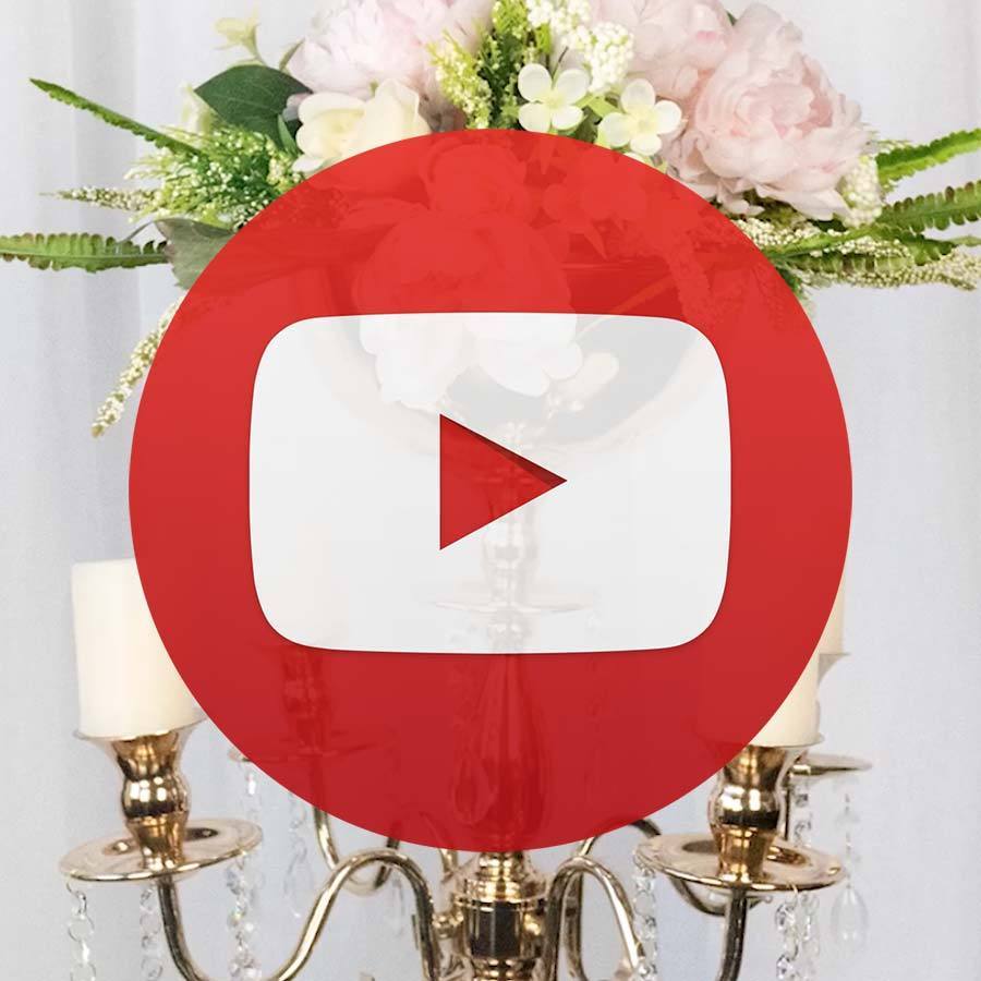 33 in tall Metal Candelabra Candle Holder Centerpiece