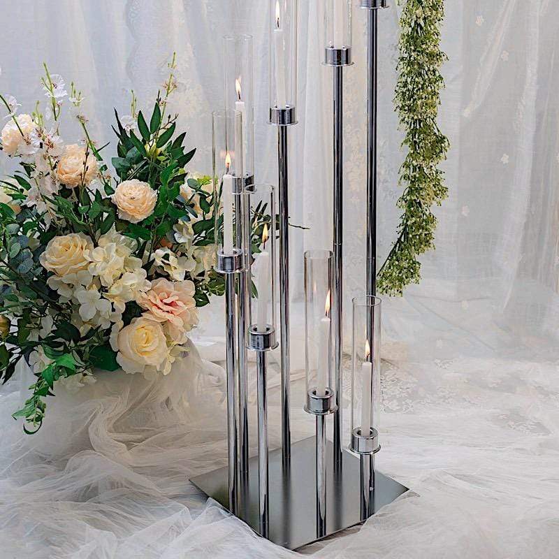 42 in tall Candelabra Candle Holder Centerpiece with Glass