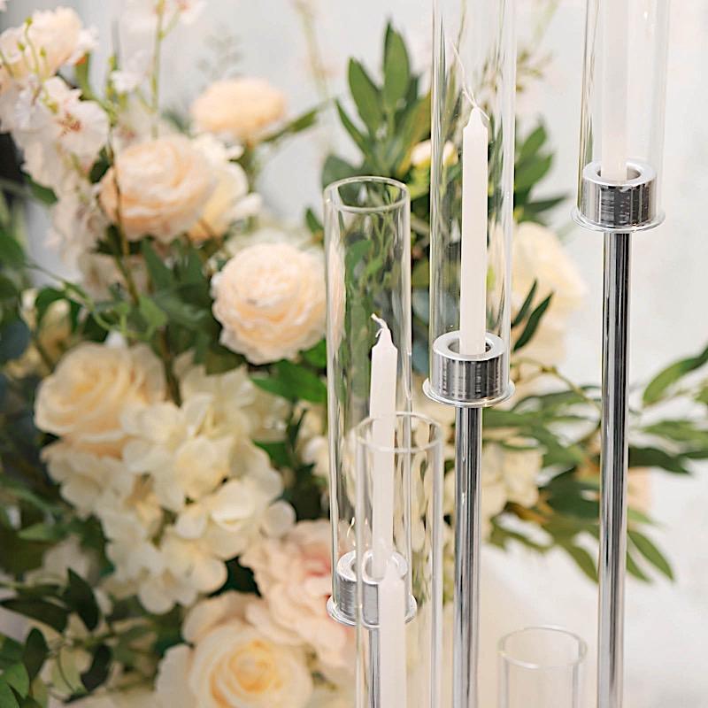 42 in tall Candelabra Candle Holder Centerpiece with Glass