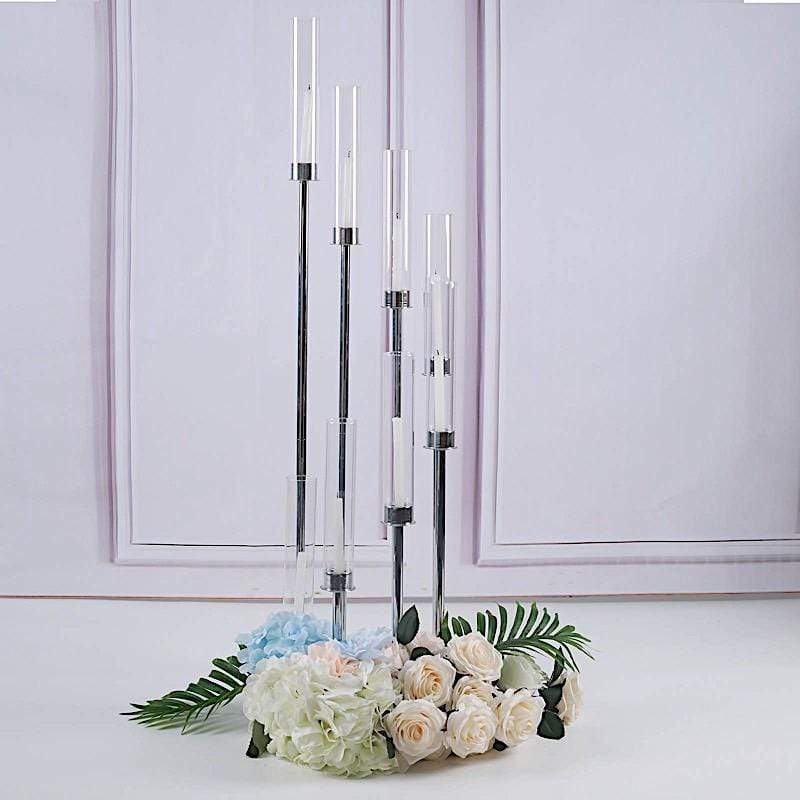 42 in tall Candelabra Candle Holder Centerpiece with Glass