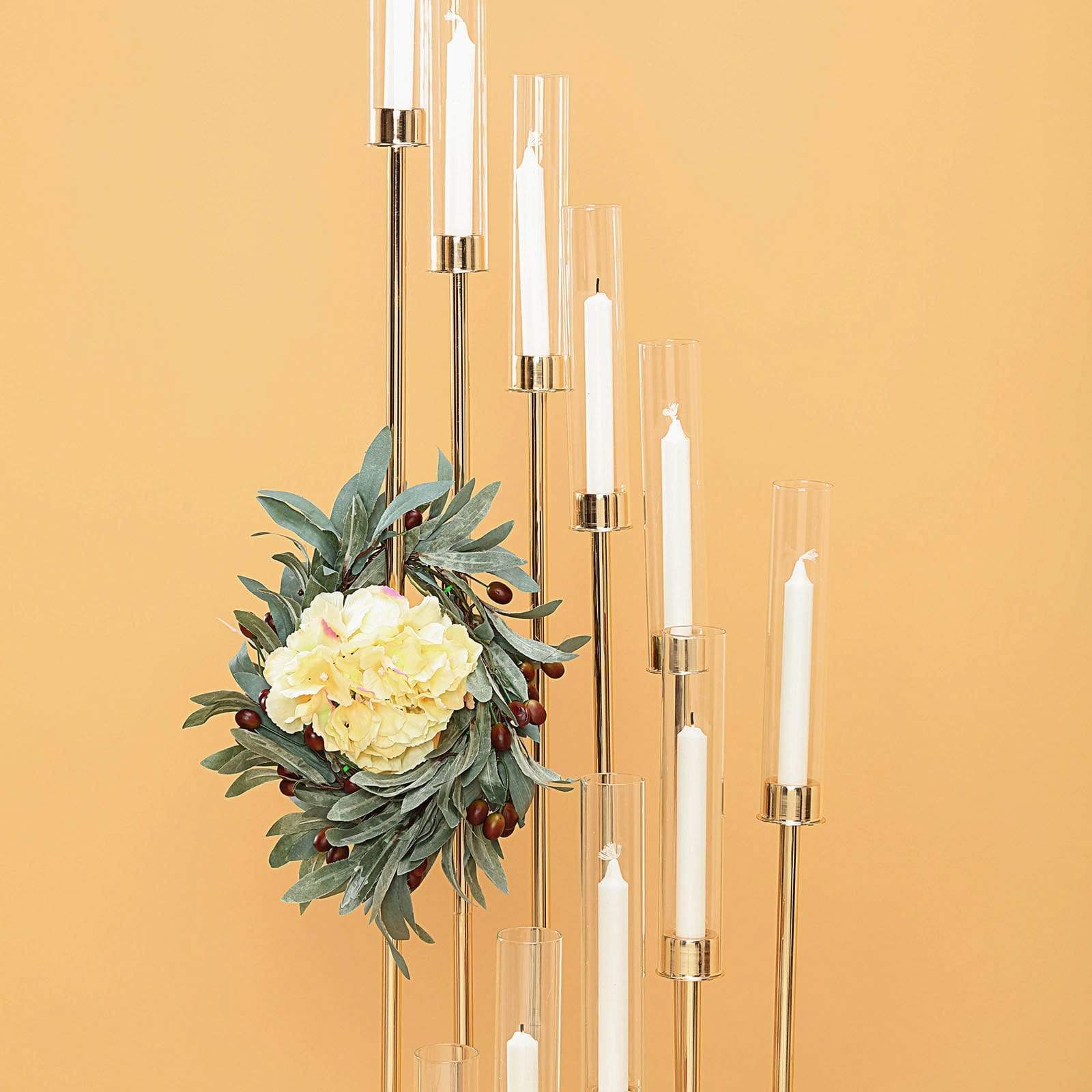 57 in tall Candelabra Candle Holder Centerpiece with Glass