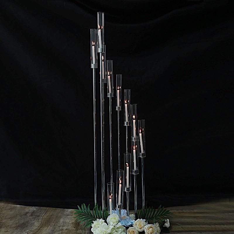 57 in tall Candelabra Candle Holder Centerpiece with Glass
