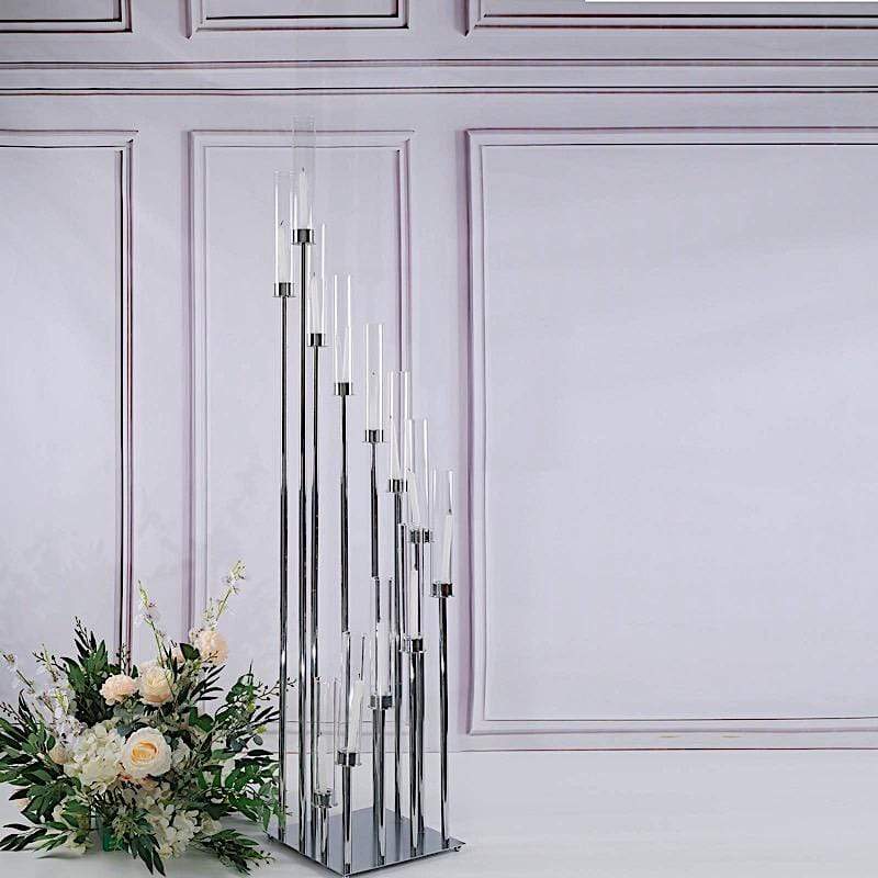57 in tall Candelabra Candle Holder Centerpiece with Glass