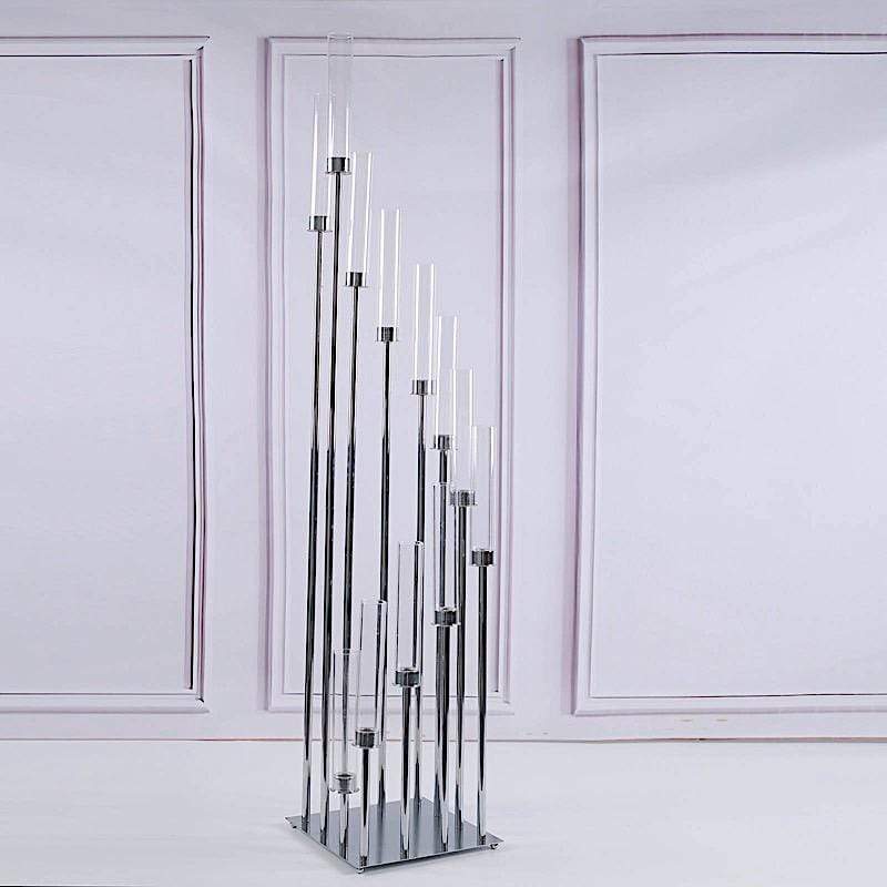57 in tall Candelabra Candle Holder Centerpiece with Glass