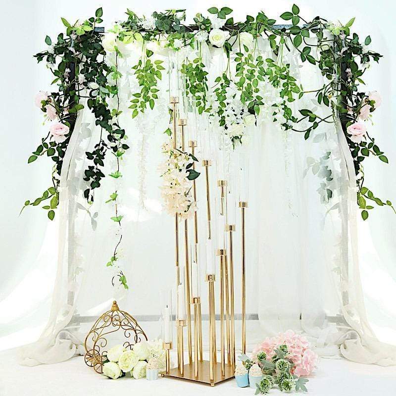 57 in tall Candelabra Candle Holder Centerpiece with Glass