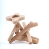 Natural 8 in tall Driftwood Butterfly Top Candle Holder Stand