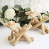 Natural 8 in tall Driftwood Butterfly Top Candle Holder Stand