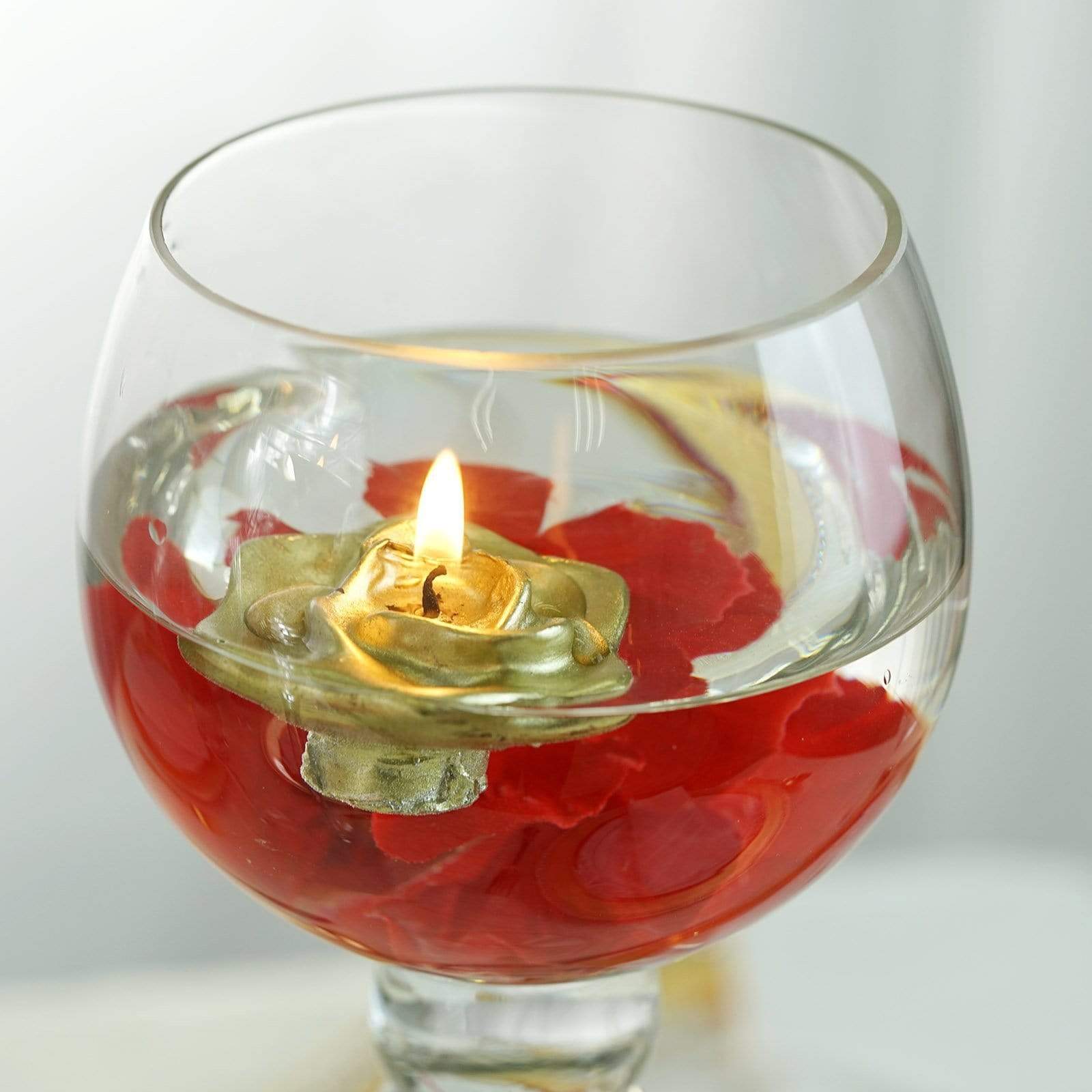 Set of 3 Clear Glass Globe Candle Holders Wedding Vases Centerpieces