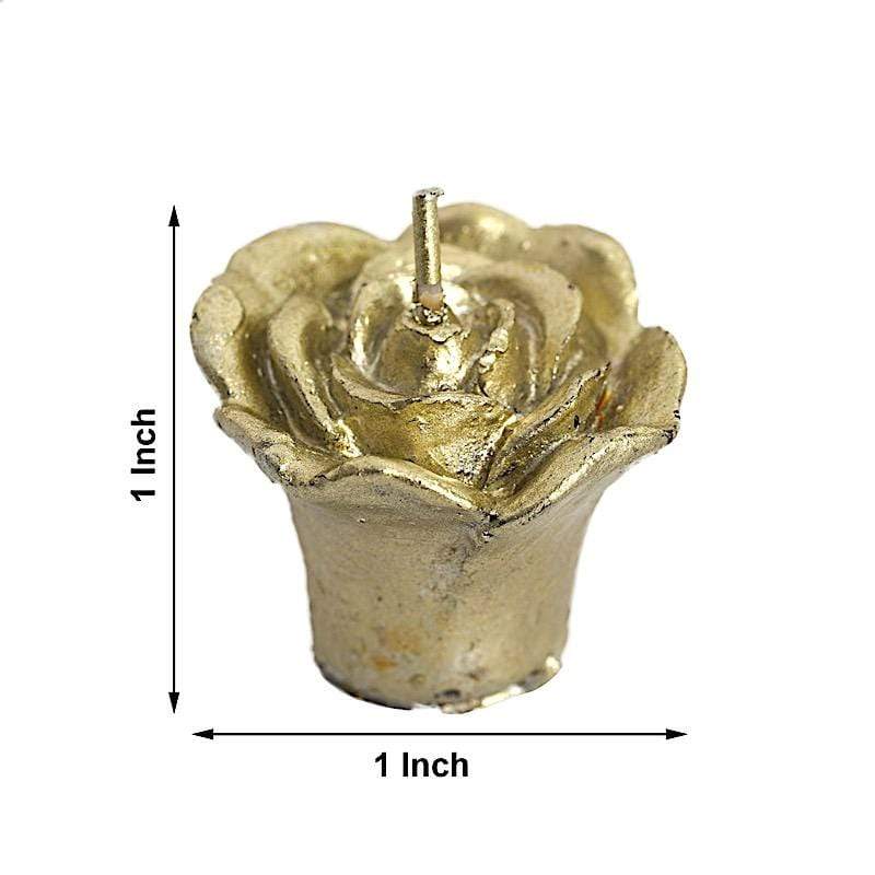 12 pcs 1 in wide Mini Roses Floating Candles