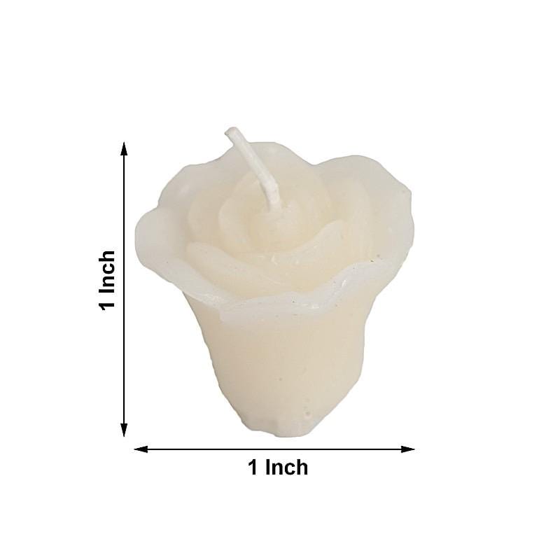 12 pcs 1 in wide Mini Roses Floating Candles