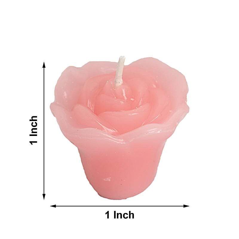 12 pcs 1 in wide Mini Roses Floating Candles