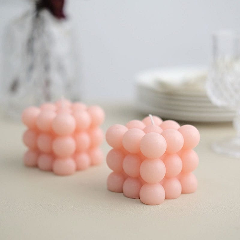 Bubble Cube Candle – Barewax Candle Bar
