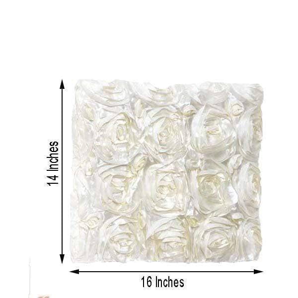 Raised Roses Square Chair Cap Covers Party Supplies