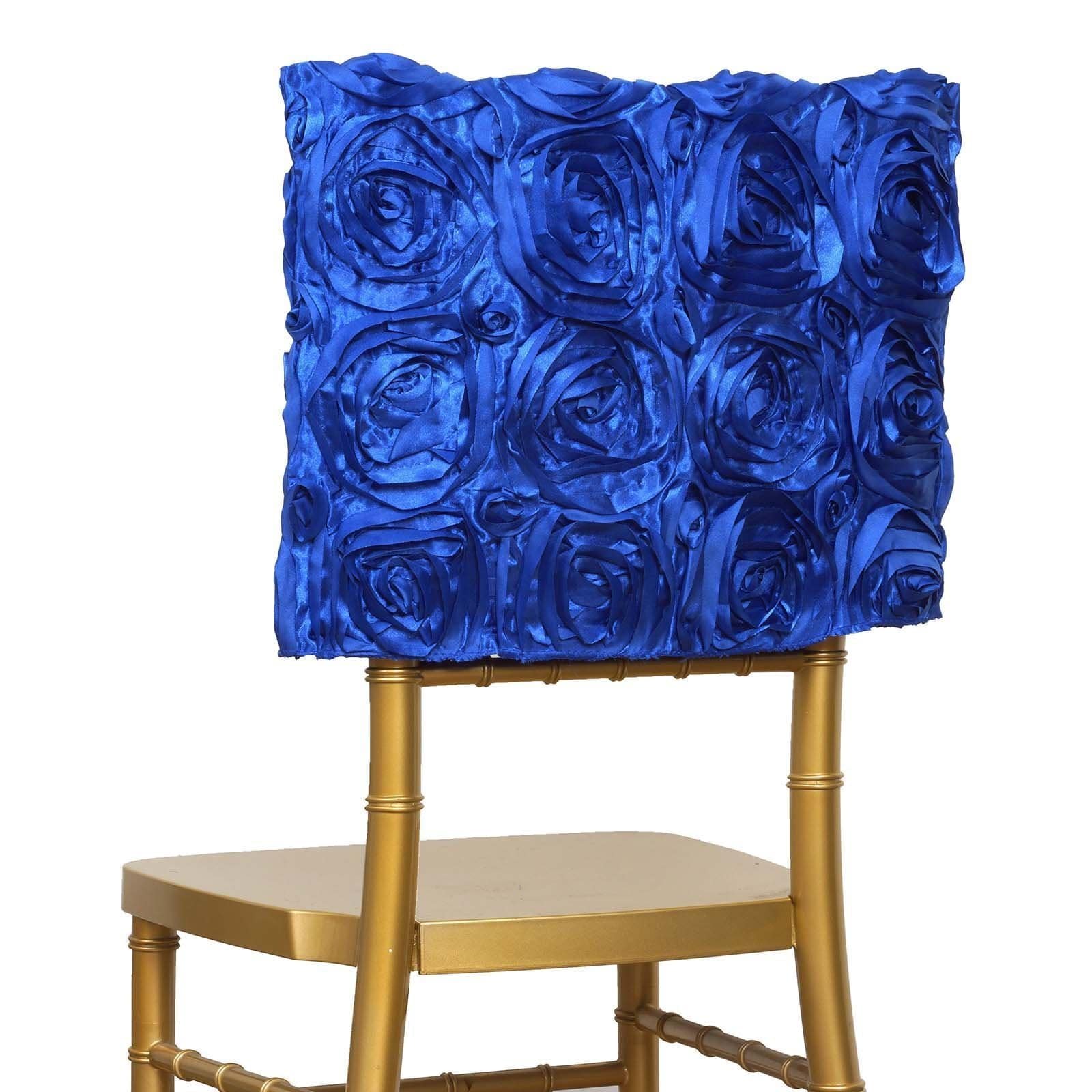 Raised Roses Square Chair Cap Covers Party Supplies