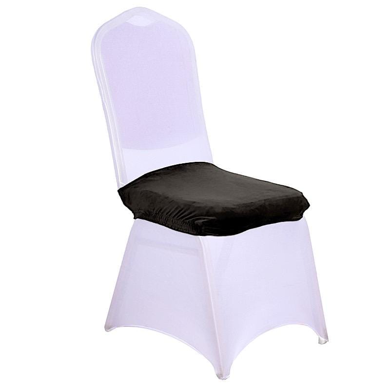Velvet Stretchable Chair Seat Cushion Cover