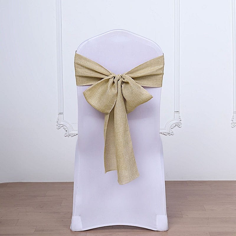 250 Burlap Chair Sashes 6x108 Wedding Event Parties Shows 100