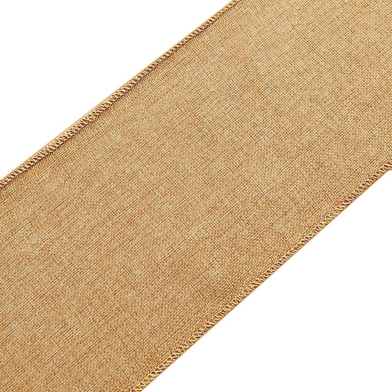 5 pcs 6x108 in Faux Burlap Chair Sashes
