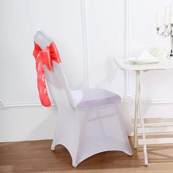 5 pcs Mauve Satin Chair Sashes