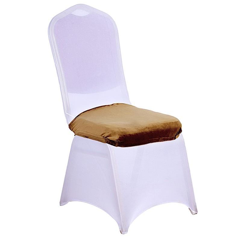 Velvet Stretchable Chair Seat Cushion Cover