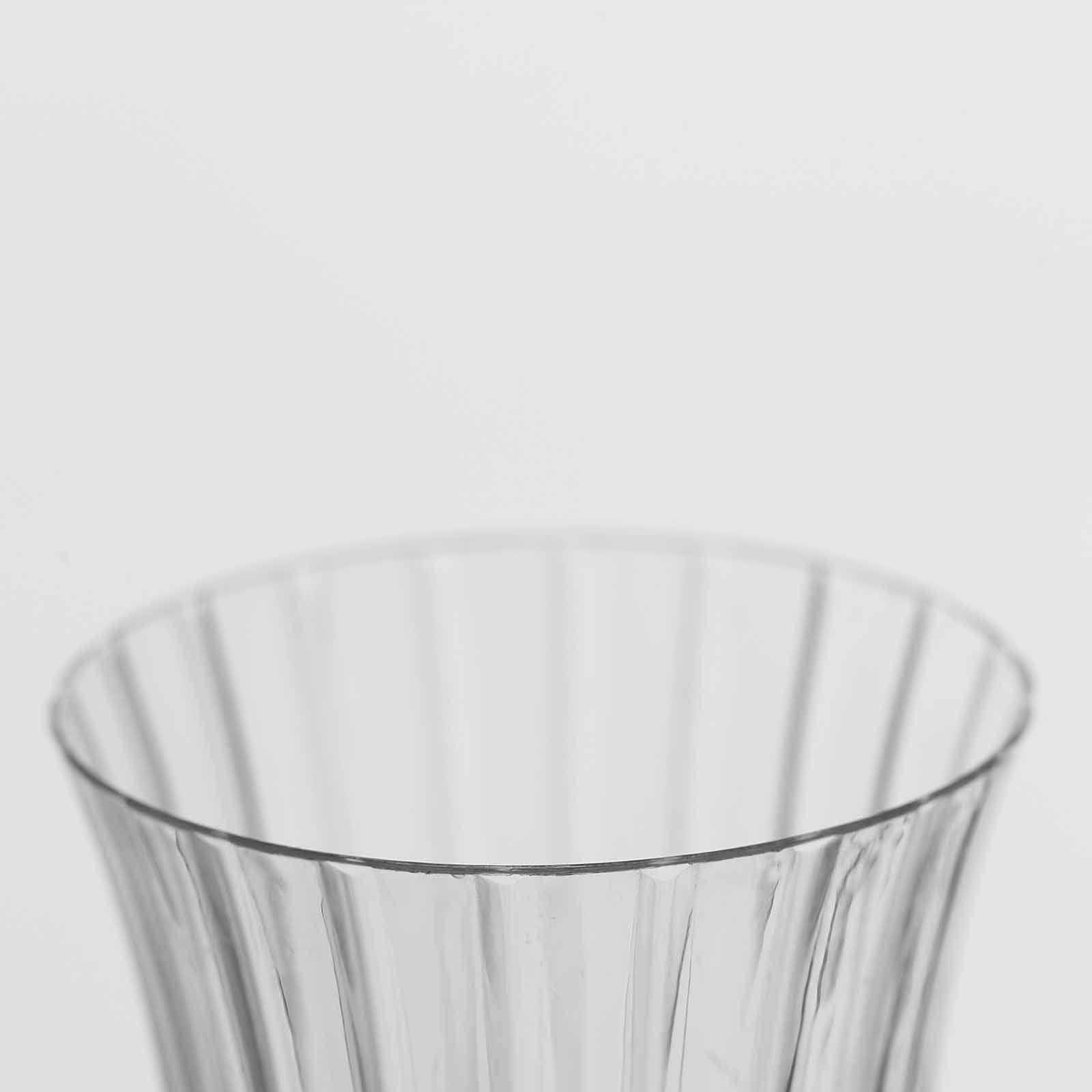 12 pcs 6 oz Disposable Plastic Party Champagne Flutes